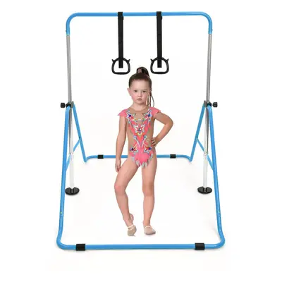 (blue) Gymnastics Kids Horizontal Bars Training Bar Gift