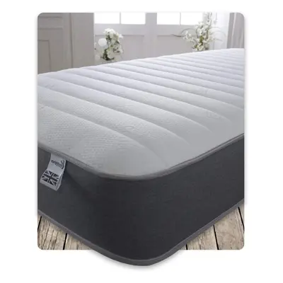 Starlight Beds â 4ft6 Double Mattress. Inch Deep Sprung Double Memory Foam Mattress with a Lux