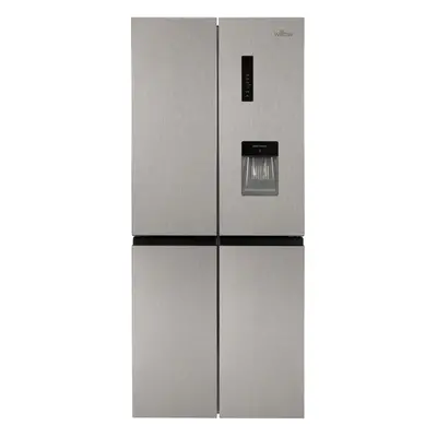 Willow 415L Silver American Fridge Freezer, Water Dispenser, No Frost