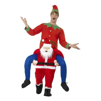 Smiffys Unisex Adult Santa Piggy Back Costume