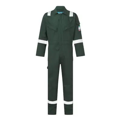 (XXL, Green) Portwest Unisex Adult Flame Resistant Anti-Static Overalls