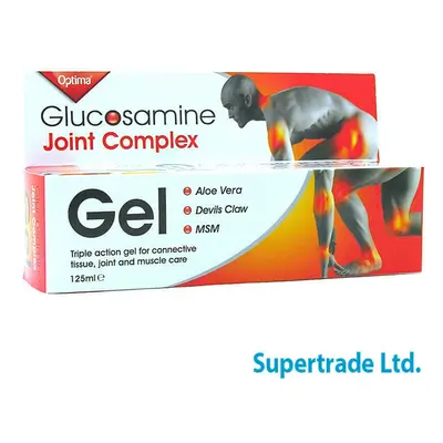 Optima Glucosamine Joint Complex Gel Muscle Aloe Vera Devils Claw & MSM 125ml X6