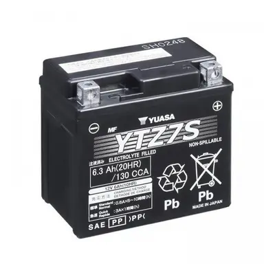 Yuasa Battery YTZ7S-12V High Performance Japan MF VRLA Factory Activated Sealed