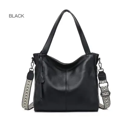 (black) Luxury Genuine Leather Handbags For Women Crossbody Shoulder Bags Ladies Messenger Bag F