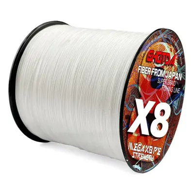 (white, 31lb) Carp Fishing Line 1000m Strands Braided 8x Multifilament Pe Saltwater Fishing Acce