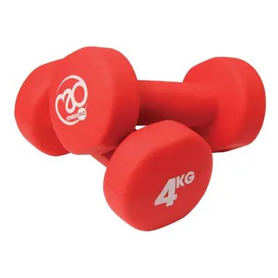 (4kg, Red) Fitness Mad Dumbell Set (Pack Of 2)