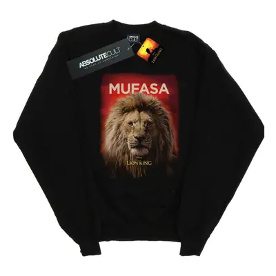 (4XL, Black) Disney Mens The Lion King Movie Mufasa Poster Sweatshirt