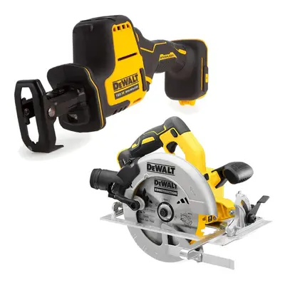 Dewalt DCS369N 18v XR Compact Brushless Reciprocating Saw & DCS570N Circular Saw