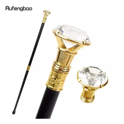 (as the picture) Golden Diamond Type Walking Cane Fashion Decorative Walking Stick Gentleman Ele