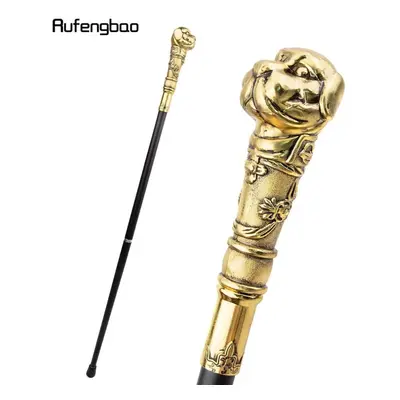 (multicolor) Golden Black Puppy Bulldog Dog Walking Cane Fashion Walking Stick Gentleman Luxury 