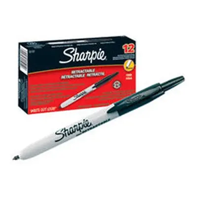 Sharpie Fine Retractable Fine tip Black permanent marker