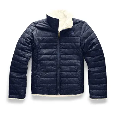 THE NORTH FACE Girls' Reversible Mossbud Swirl Jacket Montague Blue D