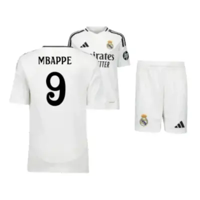 (XXL) Real Madrid Home Youth Kit (Mbappe 9)