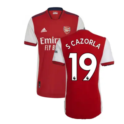 (S) Arsenal Authentic Home Shirt (S CAZORLA 19)