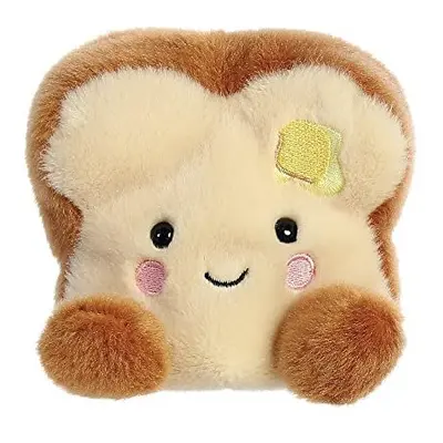 AURORA, 33574, Palm Pals Buttery Toast, 5In, Eco-friendly soft toy, Brown