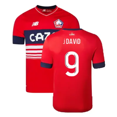 (XL) LOSC Lille Home Shirt (J DAVID 9)