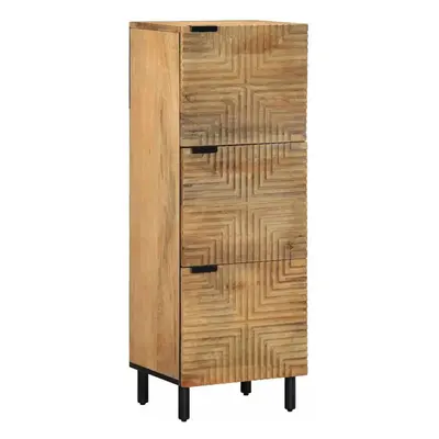 vidaXL Highboard Brown 40x33x110 cm Solid Wood Mango side cabinet