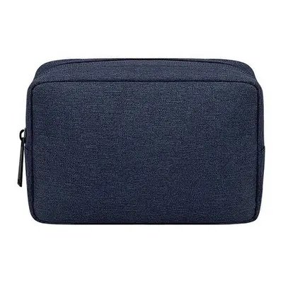 (Navy, S) Small Travel Cable Organizer Bag Electronics Organizer Electronic Accessories Case for