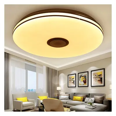 RGB Colour Changing bluetooth Music Speaker LED Ceiling Panel Down Light Bedroom