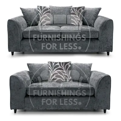 (Grey, & Seater Set) Zink & Seater Sofa Set - Colours