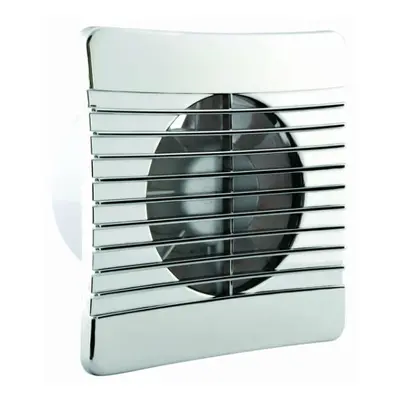 Airvent Axial Extractor Fan mm with Timer (Chrome Cover)