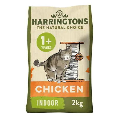 Harringtons Complete Indoor Chicken Dry Cat food 2kg, Pack of