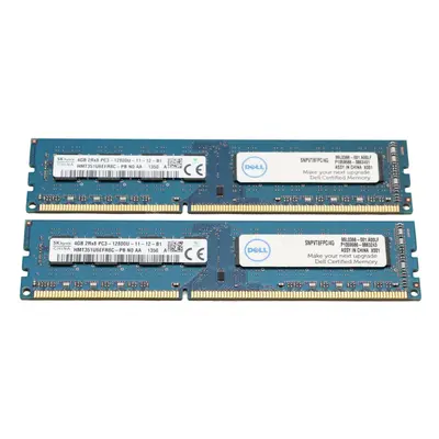 2 x 4GB (8GB Total) Hynix HMT351U6EFR8C-PB 4GB PC3-12800U Desktop Memory