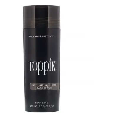 (10 PCS) Toppik Hair Building Fibers Powder for Men and Women Dark Brown 27.5g