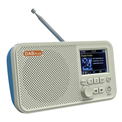 (blue) Digital Am Fm Radio Portable, Supports Tf Usb Port, Sleep Timer,rechargeable Radio Digita