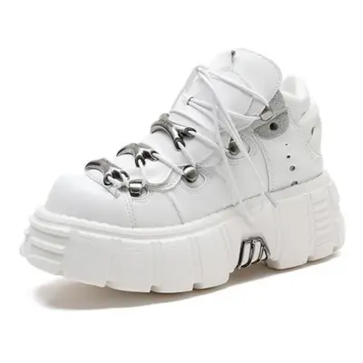 (white, 37) Punk Platform Women&apos;s Sneakers SissyÂ boy Fashion Casual New Rock Female Runing