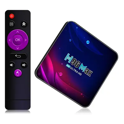 (4GB & 64GB EU Plug) Power By Android 11.0 4k Android Tv Box 5g Wifi Smart Tv Box Rk3318 Quad-co