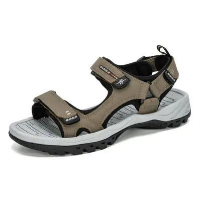 (khaki, 44) Bona New Classics Style Men Sandals Outdoor Walking Summer Shoes Anti-slippery Beach