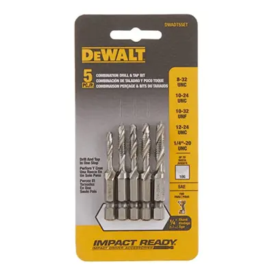 Drill Tap Set, 5-Piece (DWADT5SET)