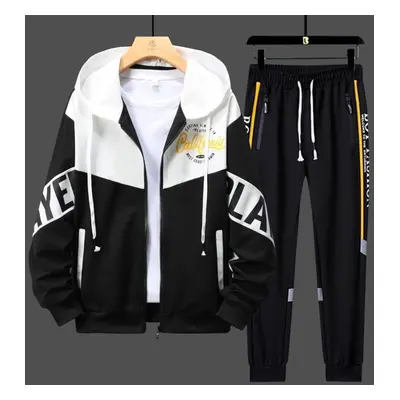 (black, M) Designer Sport Suits Mens Hoodie Pants Piece Matching Sets Outfit Clothes For Men Clo