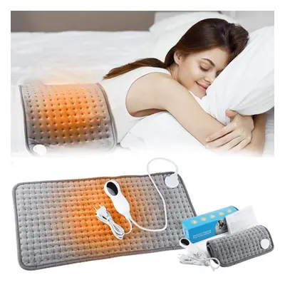 (grey, US(30*59cm)) Electric Heating Blanket Heated Mat Electro Sheet Pad For Bed Sofa Warm Wint