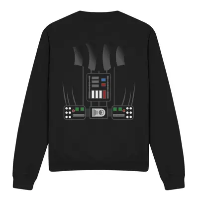 (XL, Black) Star Wars Unisex Adult Darth Vader Costume Sweatshirt