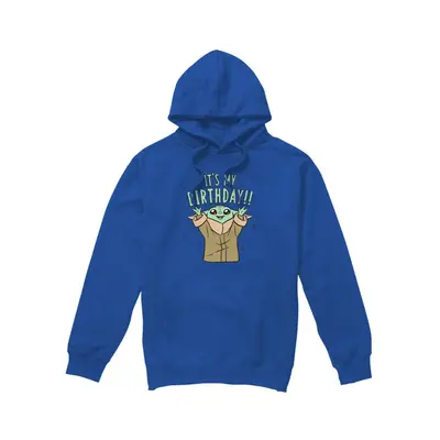 (S, Royal Blue) Star Wars Mens It's My Birthday Hoodie