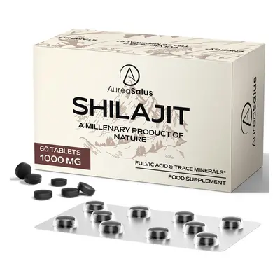 Shilajit Tablets 30,000mg, Counts Himalayan Shilajit Tablets (1000mg Per Serving), Rich in 85+ M