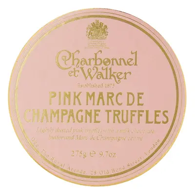 Charbonnel et Walker Double Layer Pink Marc de Champagne Truffles g