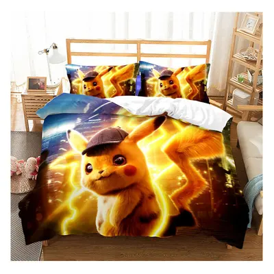 (Style 08, Single) Pokemon Bedding Single Double Duvet Cover UK