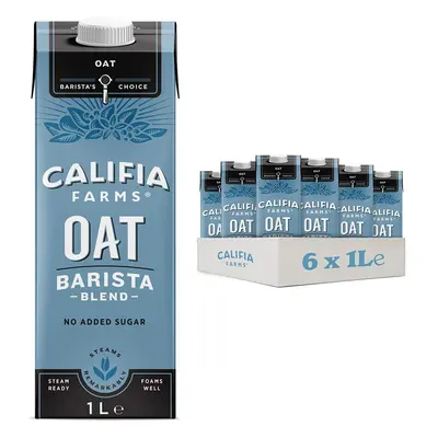 Califia Farms Oat Barista Blend with Calcium - Dairy Free, Lactose Free, Vegan (6 x 1L)