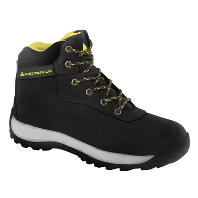 (8) Delta Plus LH842 Nubuck Leather Hiker Safety Work Boots Black (Sizes 7-12)