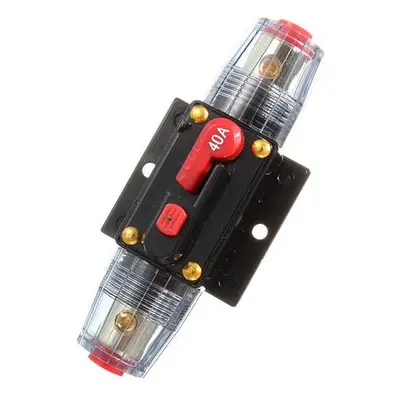 DC 12V Car Stereo Audio Circuit Breaker Inline Fuse 40AMP 40A