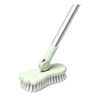 Floor Scrubbing Brush 47.2 inch with Adjustable Long Handle & Detachable Rotatable Head Stiff Br