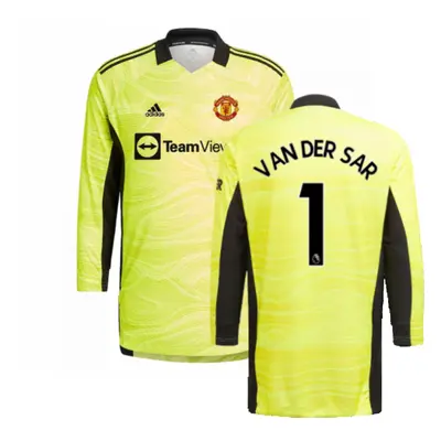 (XXL) Man Utd Home Goalkeeper Shirt (Yellow) (VAN DER SAR 1)