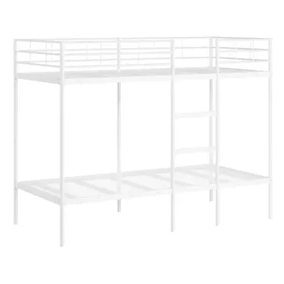 vidaXL Bunk Bed without Mattress White 90x200 cm Steel bed frame bed base