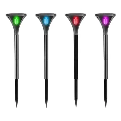 (RGB) Luminous Solar Light 3000K/6000K/RGB Solar Garden Light Outdoor Solar Lamp For Path Courty