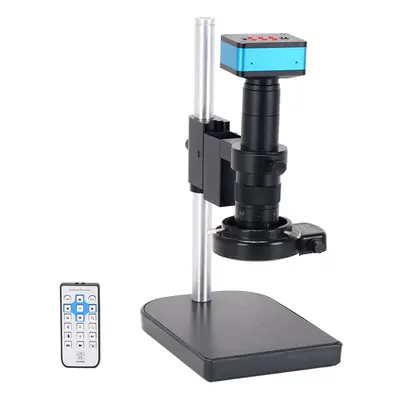 4K Industrial Microscope Camera HDMI USB Outputs 180X C-mount Lens LED Light Big Boom for PCB Re