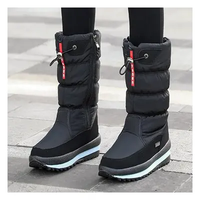 (black, 6) Women Snow Boots