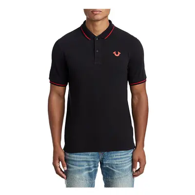 (3XL, Black) True Religion Mens Casual Polo T Shirt Golf Tee